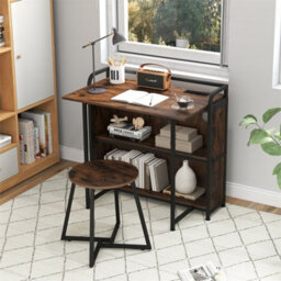 Space Saving Writing Table With Stool - thumbnail 4
