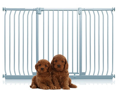 Bettacare Extra Tall Elite Dog Gate, 161Cm - 170Cm, Matt Grey, Extra Tall 96.8Cm In Height, Pressure Fit Pet Gate - image 1