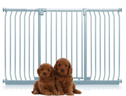 Bettacare Extra Tall Elite Dog Gate, 161Cm - 170Cm, Matt Grey, Extra Tall 96.8Cm In Height, Pressure Fit Pet Gate - thumbnail 1