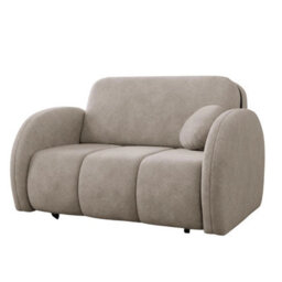 Viva Comfy Ii Beige 2 Seater Sofa Bed With Storage Foam Mattress And Metal Legs 132X103X85Cm - thumbnail 2