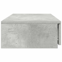 Berkfield Bedside Tables Concrete Grey Engineered Wood 100 X 36.5 X 16.5 Cm - thumbnail 7