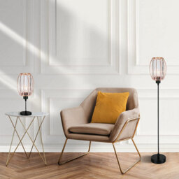 Giggi Rose Gold Metal K9 Crystal Light Shade 16Cm X 20Cm, Cylinder Shape With Oval Ring - thumbnail 7