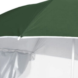 Berkfield Beach Umbrella With Side Walls Green 215 Cm - thumbnail 5