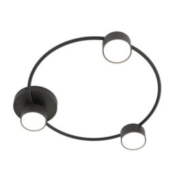 Emibig Lighting Emibig Lucio Ceiling Lamp 3 X Gx53 Black - thumbnail 1