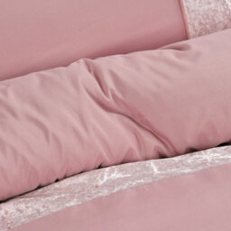 Smart Living Soft & Elegant Cosy Velvet Cuff Panel Duvet Cover Set With Pillowcases - thumbnail 5