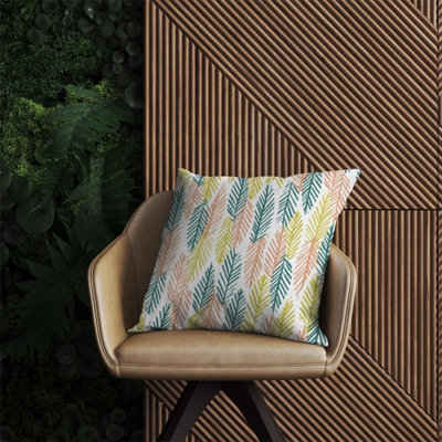 Warren Reed Designer Scandinavian Style Foliage Outdoor Cushion 60Cm X 60Cm