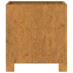 Berkfield Planter With Legs Rusty 32X30X33 Cm Corten Steel - thumbnail 6