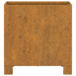 Berkfield Planter With Legs Rusty 32X30X33 Cm Corten Steel - thumbnail 5