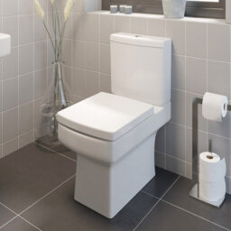 Affine Royan Toilet 550mm Cloakroom Suite Vanity Unit Wc Basin Sink White Soft Close - thumbnail 2
