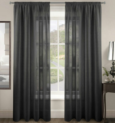 Velosso Riva Slot Top Voile Panel - Black