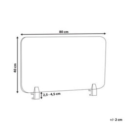 Beliani Desk Screen Wally Green - thumbnail 3