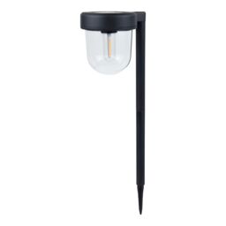 Brith Polished Black Solar-Powered Integrated Led Outdoor Stake Light - thumbnail 2