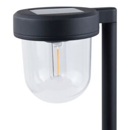 Brith Polished Black Solar-Powered Integrated Led Outdoor Stake Light - thumbnail 4