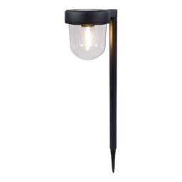 Brith Polished Black Solar-Powered Integrated Led Outdoor Stake Light - thumbnail 3