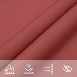Berkfield Sun Shade Sail Terracotta 7X5X5 M 100% Polyester Oxford - thumbnail 7
