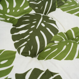 Banana Leaf High Back Chair Cushion Seat Pad With Tie Garden Outdoor Indoor - thumbnail 4