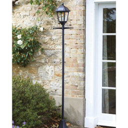 Solar Powered Victorian Style Lamp Post - 200 Lumen Led Outdoor Garden Light With 365 Day Illumination - H200 X W38 X D18Cm - thumbnail 2