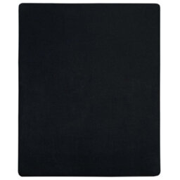 Walplus Jersey Fitted Sheets 2 Pcs Black 140X200 Cm Cotton - thumbnail 2