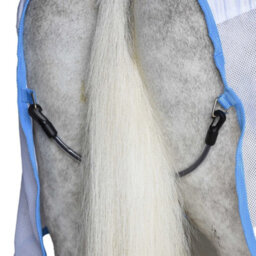 "Weatherbeeta Air-Tec Standard-Neck Horse Cooler Rug White/blue (6 3"")" - thumbnail 3