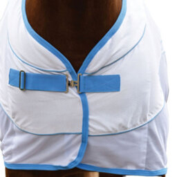"Weatherbeeta Air-Tec Standard-Neck Horse Cooler Rug White/blue (6 3"")" - thumbnail 5
