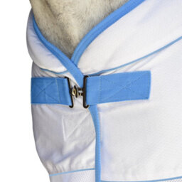"Weatherbeeta Air-Tec Standard-Neck Horse Cooler Rug White/blue (6 3"")" - thumbnail 4