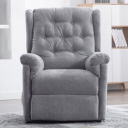 More4Homes Barnsley Fabric Electric Dual Motor Riser Rise Recliner Lift Mobility Tilt Armchair Grey - thumbnail 7