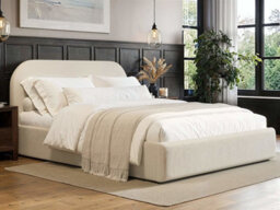 Flair Alba Ottoman Bed Cream Boucle Double