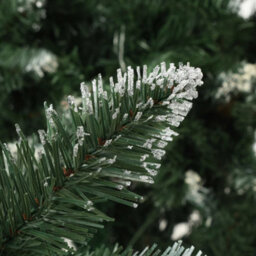 Berkfield Artificial Christmas Tree With Pine Cones And White Glitter 210 Cm - thumbnail 5