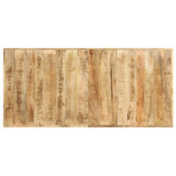 Berkfield Bar Table 150X70X107 Cm Rough Mango Wood - thumbnail 4