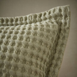 Pineapple Elephant Jaipur Chunky Waffle Cotton 30X50Cm Cushion Sage Green - thumbnail 2