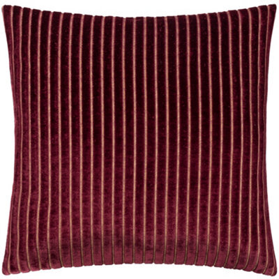Paoletti Savoy Stripe Velvet Cushion Cover 50Cm X 50Cm - image 1