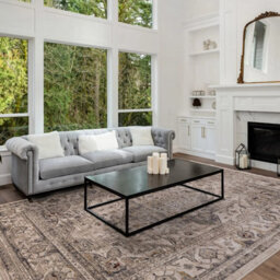 Traditional Luxurious Bordered Easy To Clean Rug For Dining Room Bed Room And Living Room-240Cm X 330Cm
