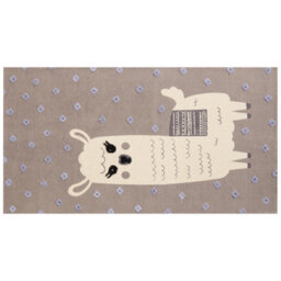 Beliani Kids Rug Lubuk Brown 80 X 150 Cm Cotton