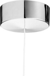 1838 Wallcoverings Chrome Bathroom Ceiling Light Pull Cord Switch 2 Way 6A With Slim Chrome Luxury Pendant - thumbnail 4