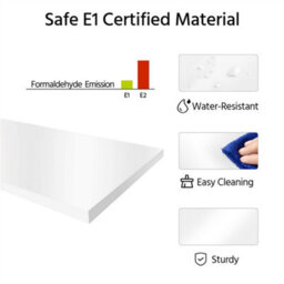 Yaheetech White Modern Freestanding Bathroom Floor Cabinet With Single Door - thumbnail 6