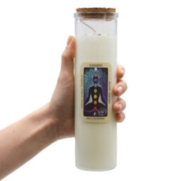 Success Spell Candle With Amethyst & Lavender - thumbnail 5