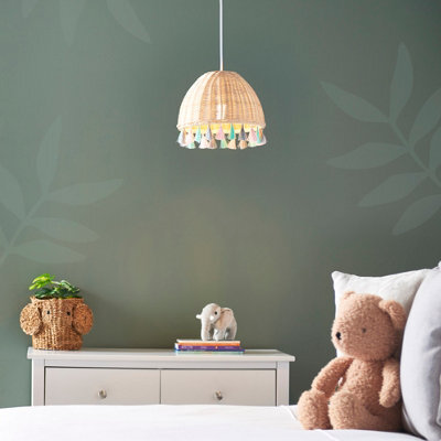 Kids Boho Semi-Circle Lamp Shade (D)25Cm - image 1
