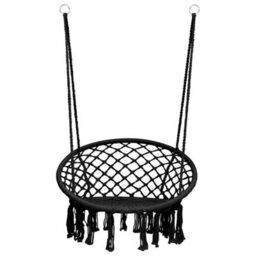 Walplus Hammock Swing Chair 80 Cm Anthracite - thumbnail 3