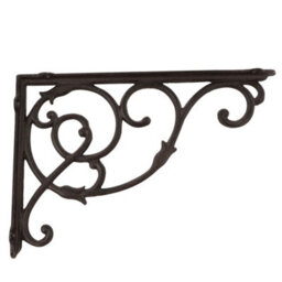 Dibor Giant Cast Iron Ornate Outdoor Garden Bird Feeder Hanging Wall Bracket - thumbnail 1