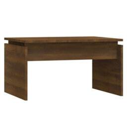 Berkfield Sturdy Coffee Table Brown Oak 68X50X38 Cm Engineered Wood - thumbnail 1