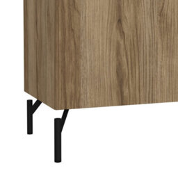 Furniture To Go Kendall Tv-Unit With 2 Doors + 1 Drawer Oak And Black - thumbnail 9