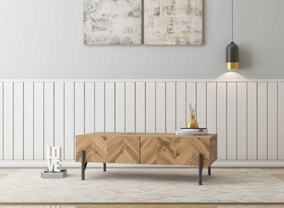 Kidsaw Lv37 Coffee Table In Herringbow Oak - image 1