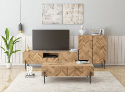 Kidsaw Lv37 Coffee Table In Herringbow Oak - thumbnail 4