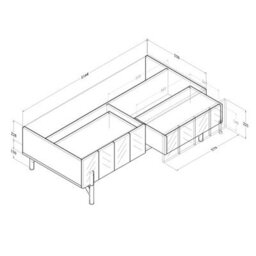 Kidsaw Lv37 Coffee Table In Herringbow Oak - thumbnail 5