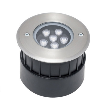 Luminosa Lighting Luminosa Incasso Led Outdoor Recessed Ground Light Stainless Steel, Warm-White 3000K, Ip65-Ip67 - image 1