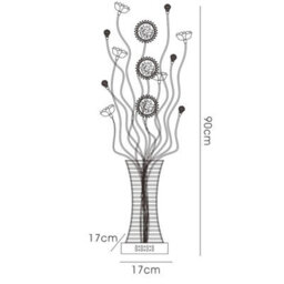 Luminosa Lighting Luminosa (Dh) Majella Table Lamp 4 Light G4 Polished Chrome/silver/crystal, Not Led/cfl Compatible - thumbnail 3