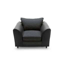 Abakus Direct Dylan Collection Armchair In Black - thumbnail 6