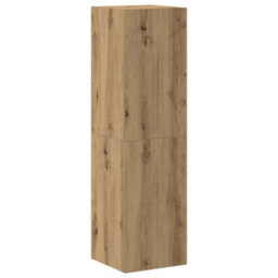 Berkfield Wall Mounted Tv Cabinets 3 Pcs Artisan Oak Engineered Wood - thumbnail 4