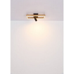 Luminosa Lighting Luminosa Mandera Integrated Led Semi Flush Ceiling Light Matt Black Led 3000K - thumbnail 6