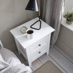 Nöa & Nani Noa & Nani Bedside Table With 2 Drawers In Classic White Karlstad - thumbnail 3